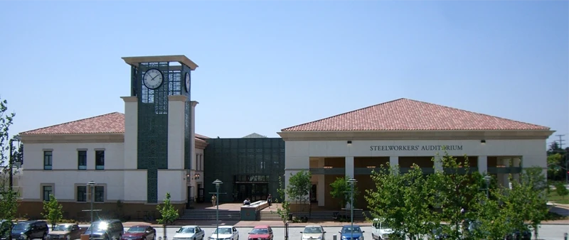 Fontana City Hall and municipal complex in California