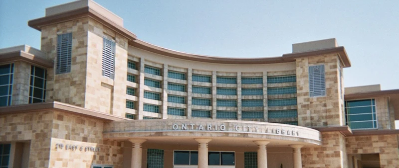 Ontario Convention Center exterior in Ontario California