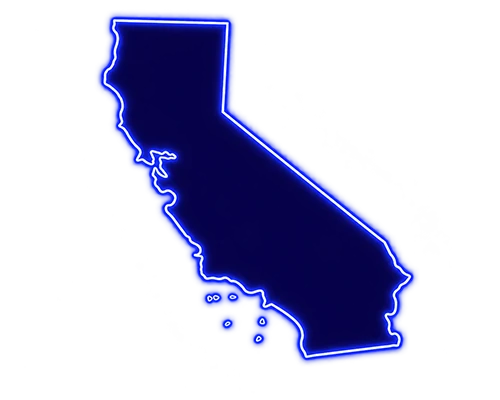 California state map icon