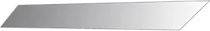 Silver metallic gradient banner with left-side placement
