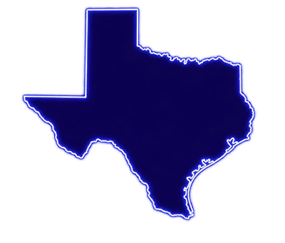 Texas state map icon