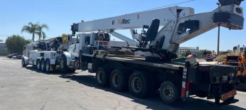 Armada Towing Service mobile crane and heavy-duty rotator trucks